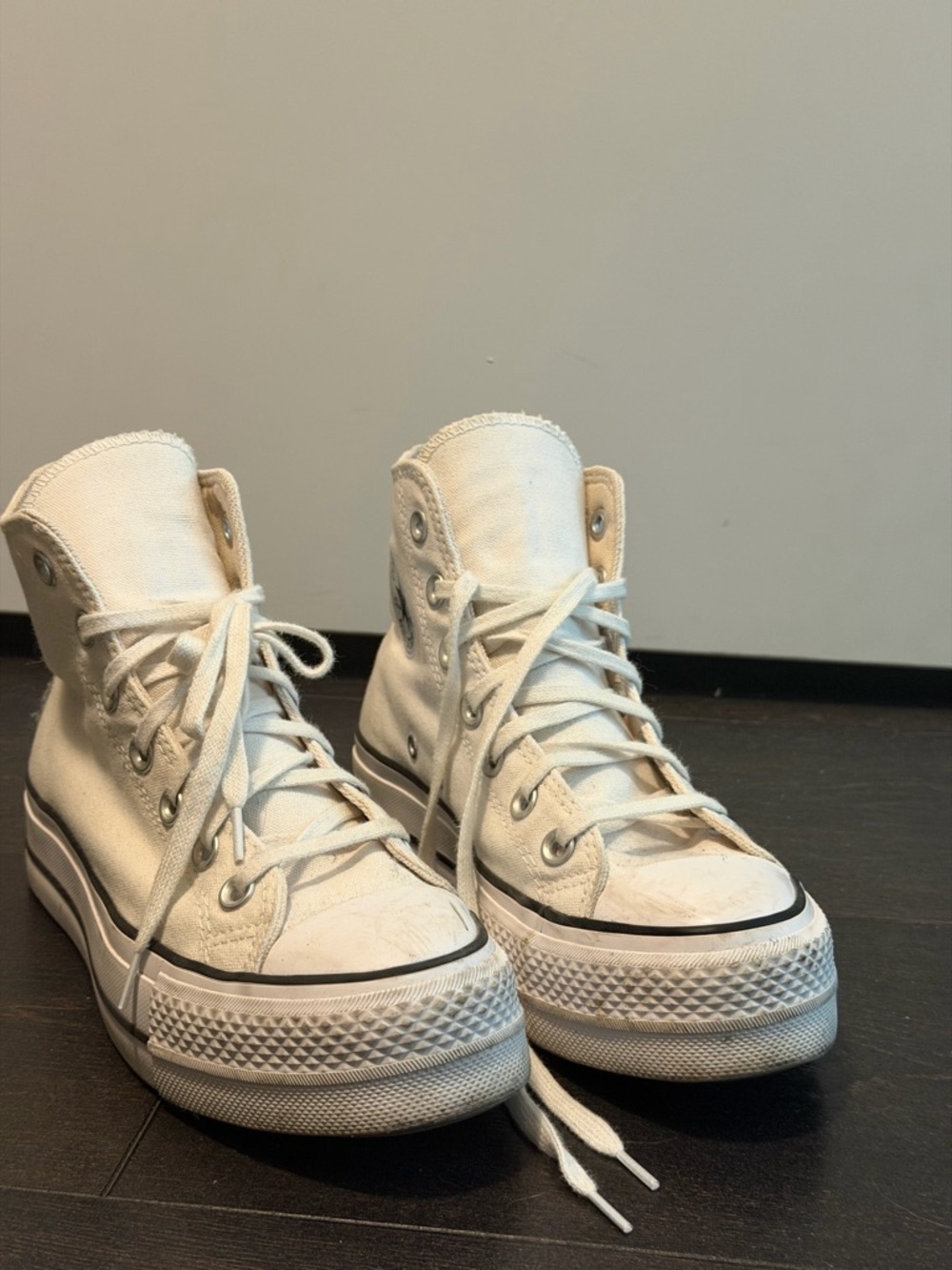 Converse High-Top Canvas Sneakers - White